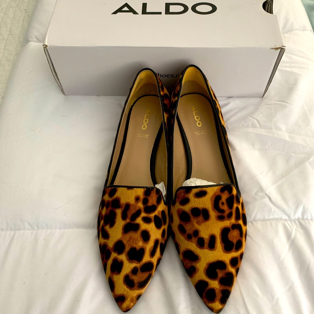 Aldo Leopard Print Flats